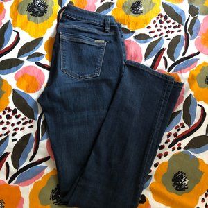 White House Black Market Dark-wash Slim-cut Jeans